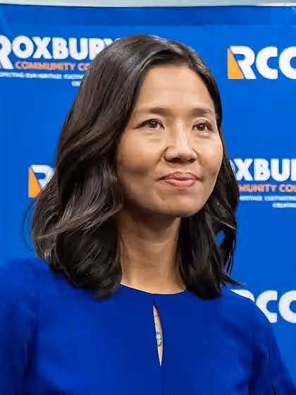 orang Taiwan Amerika — Janet Yellen, Maura Healey, and Michelle Wu visit Roxbury Community College