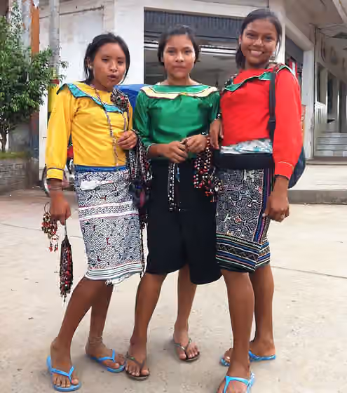 Shipibo-Conibo — A photograph of some Shipibo women in Pucallpa taken in 2011 by me