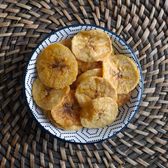 Cuisine of São Tomé and Príncipe — Chips de bananes de São Tomé-et-Príncipe.