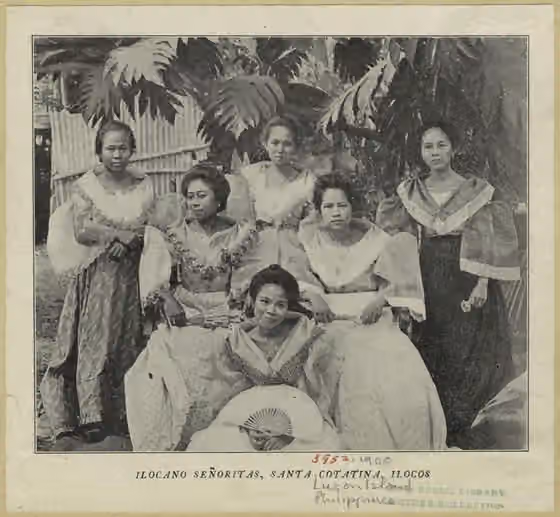 orang Iloko — Ilocana senorita from Santa Catalina, Ilocos, Philippine islands.