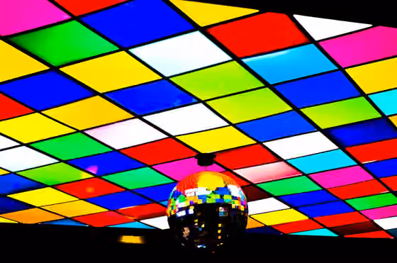 Disko — A roof of a disco in Arlington, Texas, United States.