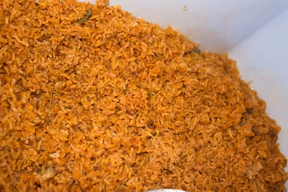 nasi jollof — This is an image of food from