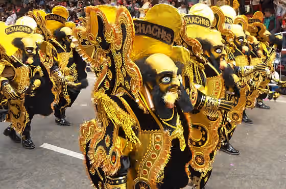 Morenada — Desfile de la morenada.