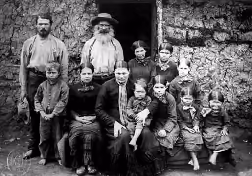 Boer — Boer Family, 1886.