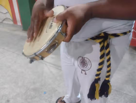 Capoeira music — MESTRE DE CAPOEIRA_PROJETO BESOURO_MORRO DA FONTE GRANDE