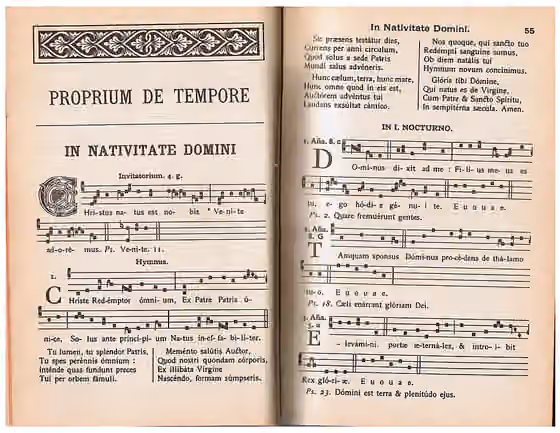 Antifon — Gregorian chants for the night office of Christmas