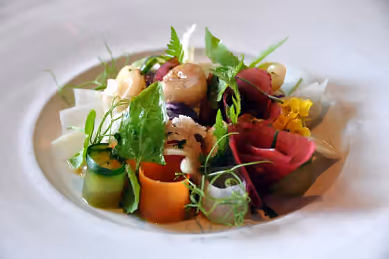 New Nordic Cuisine — Marv med syltede grøntsager
