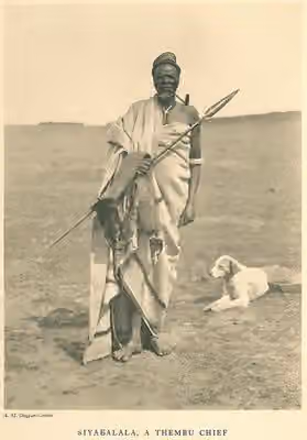Suku Thembu — Siyaɓalala is chief of the Ndungwana clan of the Thembu, who live in the district of St.