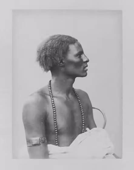 Tomal — Handullah Abdi a 20 year old Tumaal man photographed in 1890 by Roland Bonaparte
