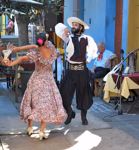 Zamba (artform) — Argentina couple dancing Zamba