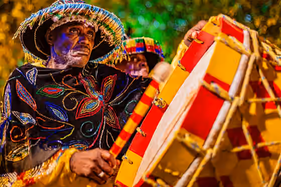 Maranhense people — A recording of a performer from the Bumba Meu Boi de Guimarães, a legitimate guardian of the Zabumba accent, considered the most ancestral and African matrix of this manifestation.
