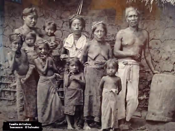 Pipil people — Family of indigenous Izalcos, in the department of Sonsonate, in El Salvador