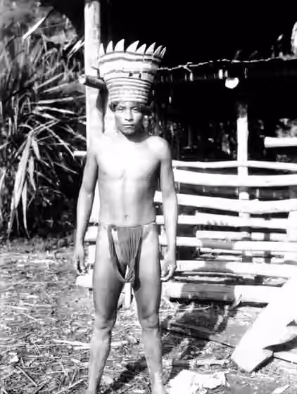 Indigenous peoples of South America — Note: For documentary purposes the original description provided by the National Museums of World Culture has been retained.