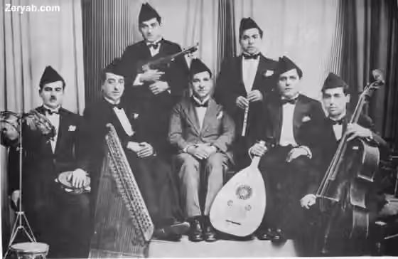 Iraqi maqam — Iraqi maqam performers (Chalgi) led by Yusuf Za'arur.