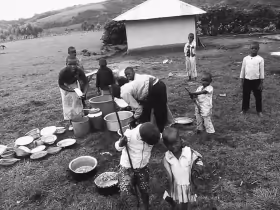 Banyamulenge — in the Banyamulenge culture in DRC, kids are supposed to do the dishes after a meal as a way of being grateful.