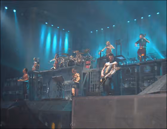 Cello rock — Rammstein in concerto a Milano il 24 Febbraio 2005