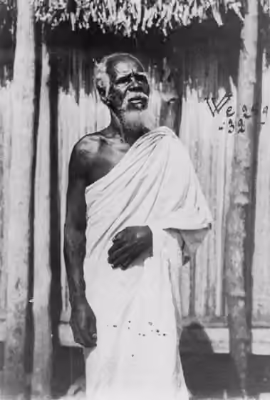 Antambahoaka — Old man (Antambahoaka tribe, Madagascar, 1908)