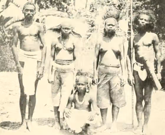orang Bataq — Group of Bataks, Paragua (1913) (note: Paragua = Palawan)