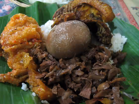 gudeg — Nasi Gudeg, Jalan Malioboro, Yogyakarta