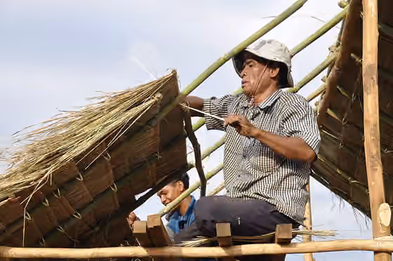 orang Brau — Chief mahout Airavata Elephant Foundation Mr Bonruen of the Brau people