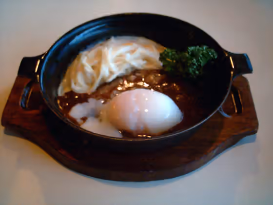 Yōshoku — Demiglace Egg Hamburg Gusto Restaurant in Japan photography day, 2006/11/21 photography person kici ja:すかいらーく