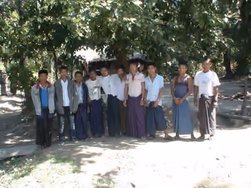 Daingnet people — Daignet aka Chakma men in Rakhine state of Myanmar.