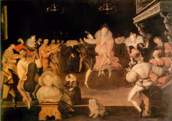 Volta (dance) — Queen Elizabeth I Dancing with Robert Dudley, Earl of Leicester .