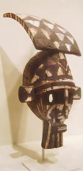 Marka people — Face mask, Marka-Dafing people, Burkina Faso.