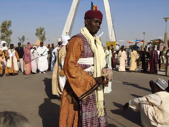 Kanembu people — Danse traditionnelle de la province du Kanem lors du festival Dary édition 2018 à N'Djamena