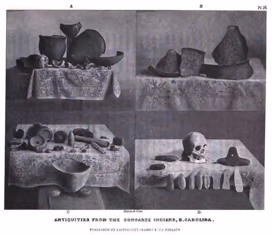 Congaree people — Antiquities from the Congaree Tribes, by Henry Rowe Schoolcraft (page 178)