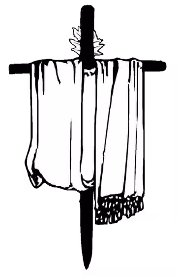 Mandaeans in Sweden — Darfash (Mandaean cross), symbol of Mandaeaism, religion of Mandaeans.