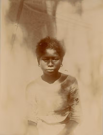 Suku Aeta — Ung negritoflicka, Marivales.