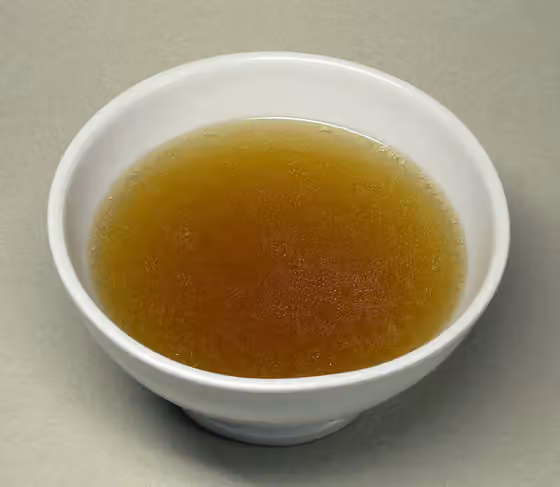 Consommé — Consommé , a concentrated broth from beef, minced meat and vegetables
