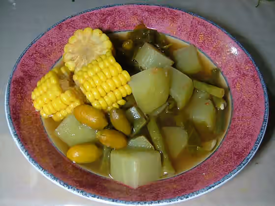 sayur asem — Sayur asem, Indonesian vegetable soup.