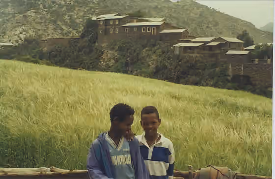 Irob people — Irob boys in Alitena - scan of own photo