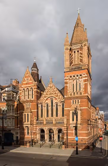 Ukrainians in the United Kingdom — Ukrainian Catholic Cathedral of the Holy Family in Exile in London, England.