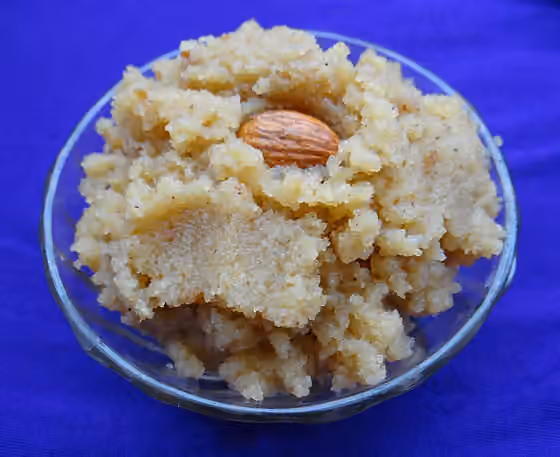 Suji ka halwa — Sooji Halwa is a very popular Indian sweet dish often made on any festival.