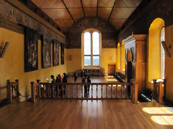 Court music in Scotland — Interior of the Chapel Royal in Stirling Castle, Stirling, Scotland.