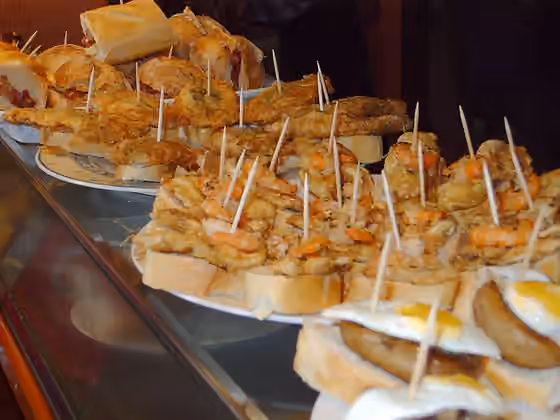 Pincho — Pinchos of Bermeo´s old port