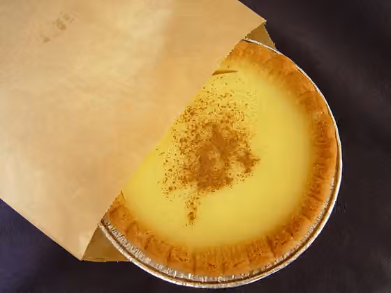 Custard tart — A lot of our cool little traditional kiwi bakeries are run by immigrants, particularly from Cambodia.