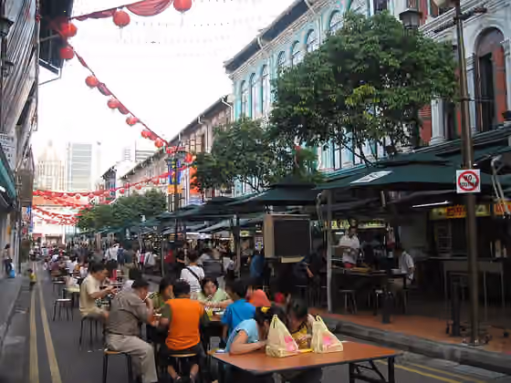 Masakan Singapura — Smith Street, Singapore.