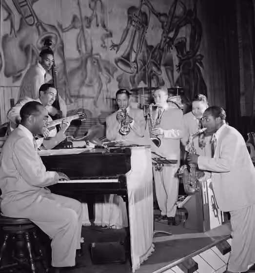Jump blues — Louis Jordan's Tympany Five, New York, N.Y., between 1946 and 1948