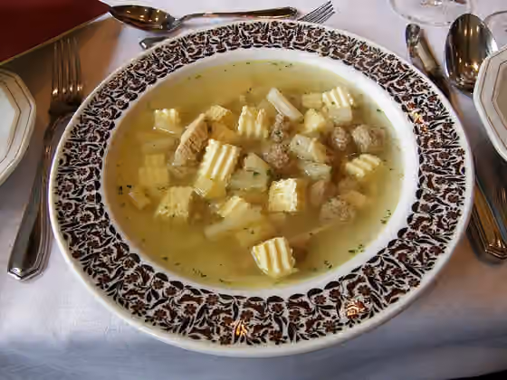 Hochzeitssuppe — Die Hochzeitssuppe in Bramstedt
