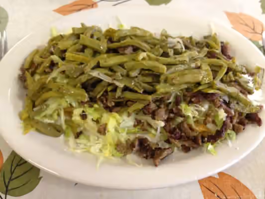 Huarache (food) — huarache de nopal