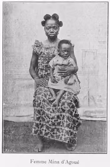 Gen-Mina people — Femme Mina d'Agoué