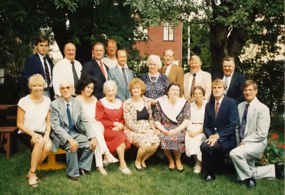 Finnish Americans — Imatra Society's staff which arranged the society´s 100 anniversary celebration in 1991.