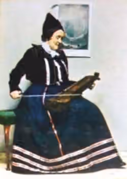 Musik di Islandia — The Icelandic singer Anna Þórhallsdóttir playing Langspil