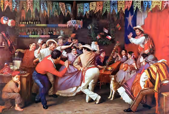 Zamacueca — The Zamacueca by Manuel Antonio Caro.