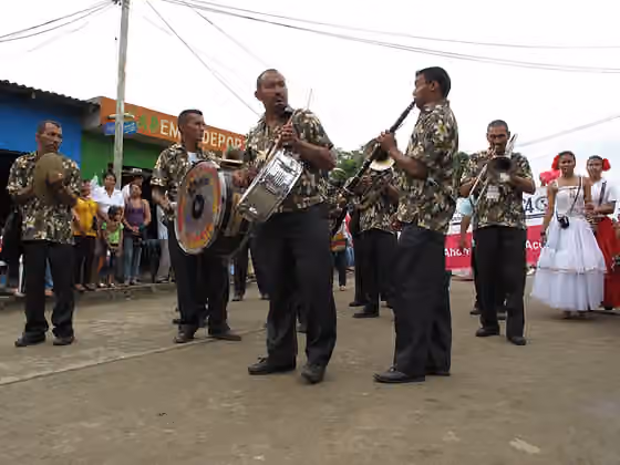 Porro — Porro band at San Pelayo Music Festival, Colombia.