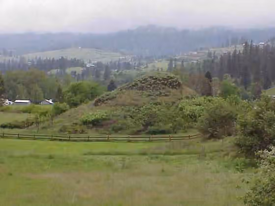Indigenous peoples of the Northwest Plateau — Photo of what traditional Nimíipuu believe is the heart of the monster which led to the creation of all of the tribes in this area.